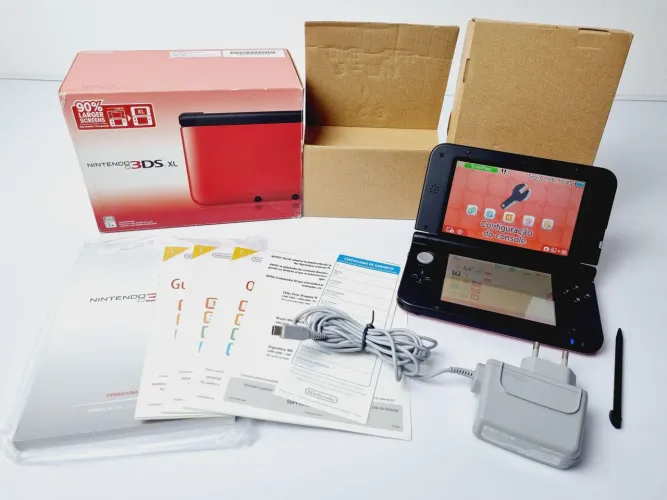 J142- CONSOLE 3DS XL (RED) BLOQUEADO