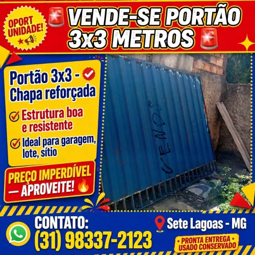 Vende- se  esse portão pra mais informações chama no pv