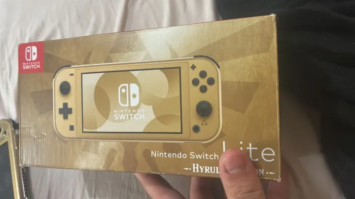 Nintendo switch lite versão Hyrule desbloqueado