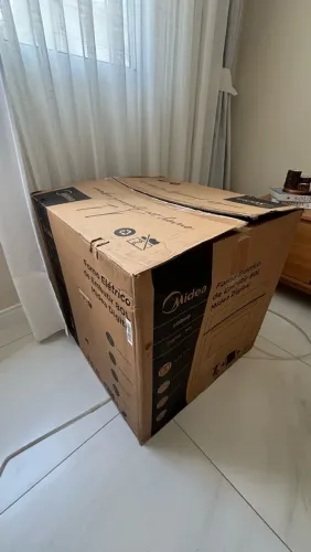 FORNO MIDEA 80L COM AIR FRYER NOVO!