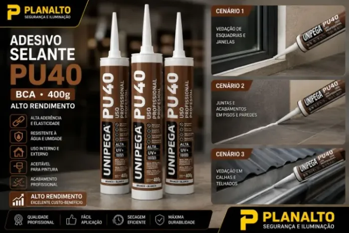 ADESIVO SELANTE PU40 400G ALTO RENDIMENTO - BRANCO