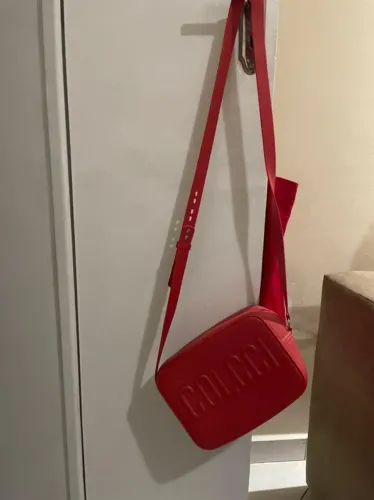 Bolsa Colcci vermelha tiracolo nunca usada