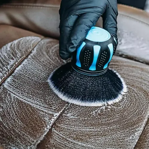 Escova Pincel Pequeno Profissional para Detalhamento Automotivo e Barbearia Ultra Soft Bal