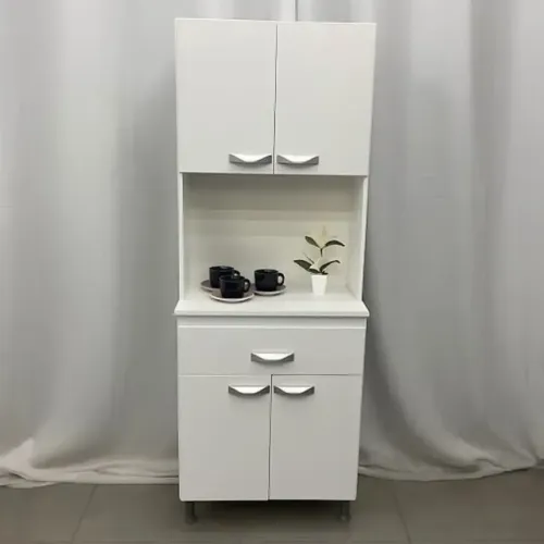 Armário de Cozinha Evidencia 4 Portas 1 Gaveta