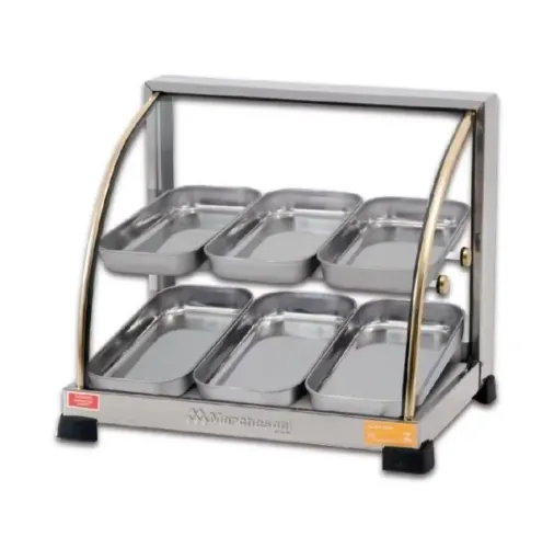Estufa para Salgados 6 Bandejas Dupla Inox 220v