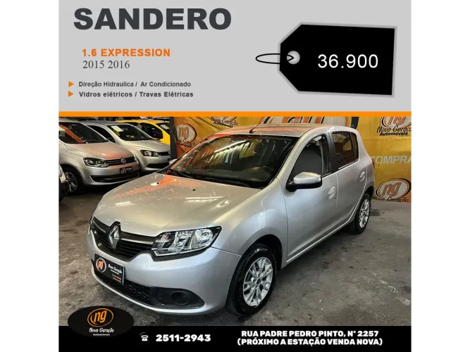 Renault Sandero Expression Flex 1.6 16V 5P 2016