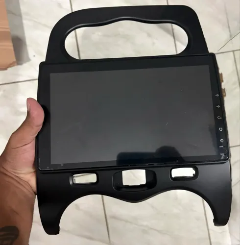 Multimídia QLED Navtec Octa Core com Moldura