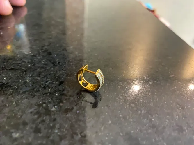 Argola de ouro 18k!