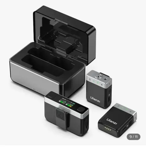 Microfone de Lapela Ulanzi AM18 - Profissional (celulares e câmeras)