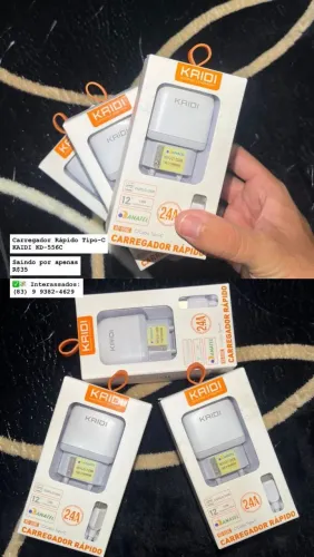 Carregador rapido tipo C