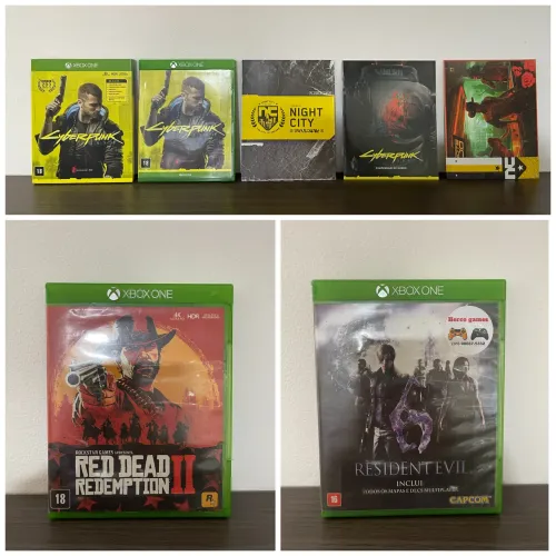 Resident evil 6 + cyberpunk 2077 + red dead redemption 2 xbox one