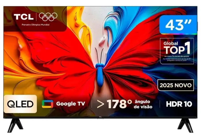 Smart tv TCL QLED 43" NF e Garantia