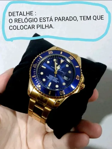 Relógio Rolex Submariner Dourado