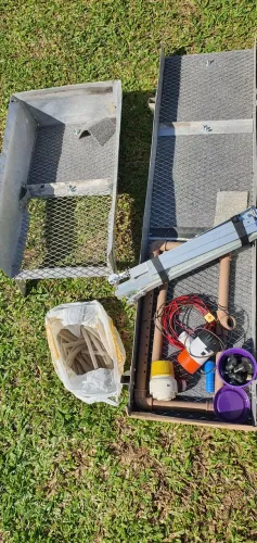 Calha concentradora para garimpo
