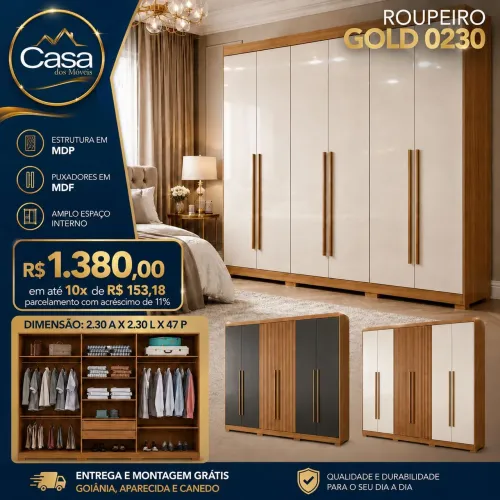 Guarda roupa Gold 0230