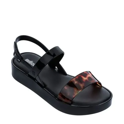 Melissa Lip Platform Preta Tartaruga (tortoise)