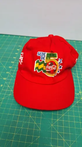 Boné promocional coca-cola copa França 98