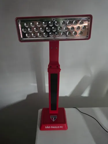 Luminária Mesa SPFC - Pilha ou USB