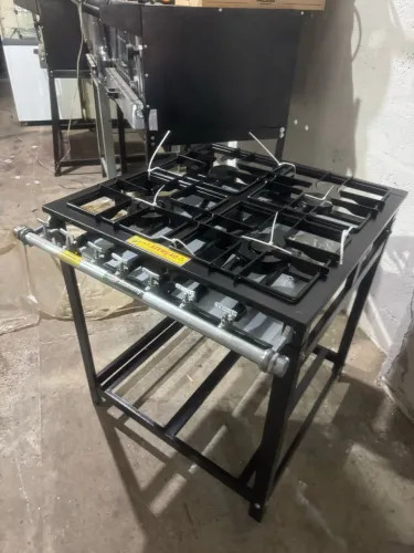 Fogão 4 bocas baixa pressão crista aço