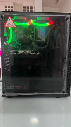 PC Gamer Completo + Monitor Gamer AOC AGON 200Hz | i5 9600KF + RX 580 8GB | Novo