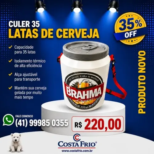 *Culer para 35 Latas de Cerveja*
