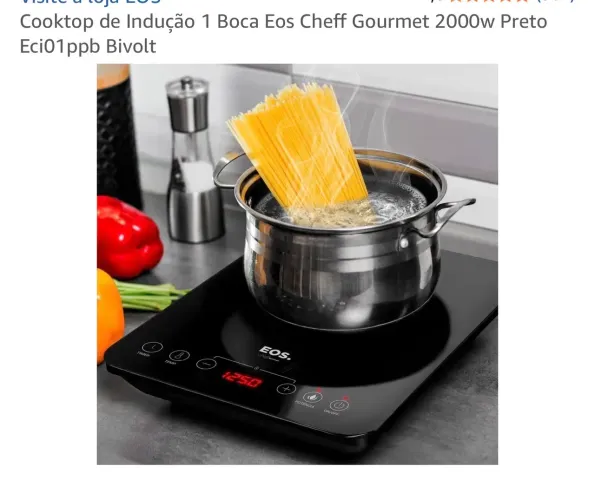 FOGÃO ELÉTRICO DE INDUÇÃO