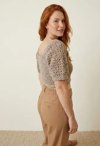 Lote Cropped Crochê Linha Premium 7 Peças Boutique Revenda