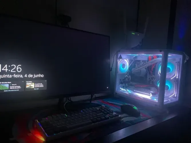 SETUP GAMER COMPLETO COM MESA E CADEIRA | RTX 4060 Ti | Monitor 165Hz