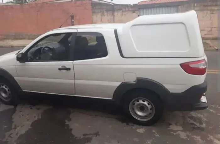 Capota de fibra Fiat strada cabine dupla 2008 a 2020