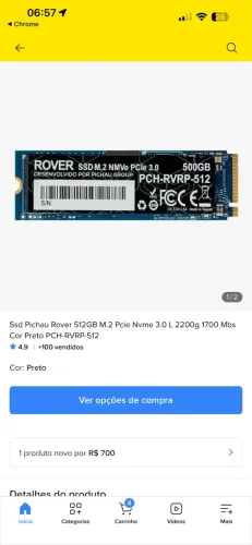 SSD NVME M2 GEN 3 512GB 