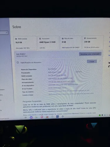 PC GAMER PRONTO, Roda vários jogos (Free Fire, GTA V, Fortnite, Valorant, EAFC 26 e mais)