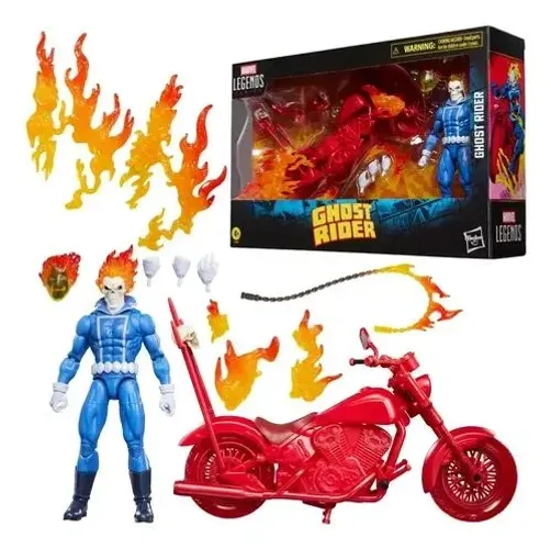 Marvel Legends Classic Johnny Blaze Motoqueiro Fantasma Hasbro<br>Vi