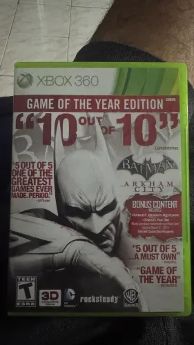 Jogo batman arkham City lacrado xbox 360