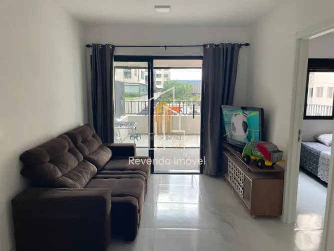 Condomínio Piscine Station Resort no Brás, Apartamento de 58m² com 1 dormitório e 1 vaga.