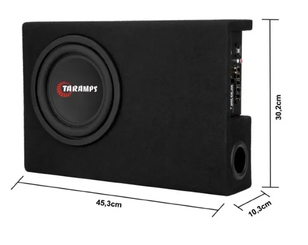 Caixa amplificada slim taramps com modulo