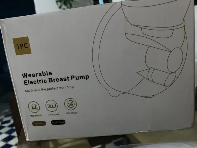 Bomba elétrica tirar leite 