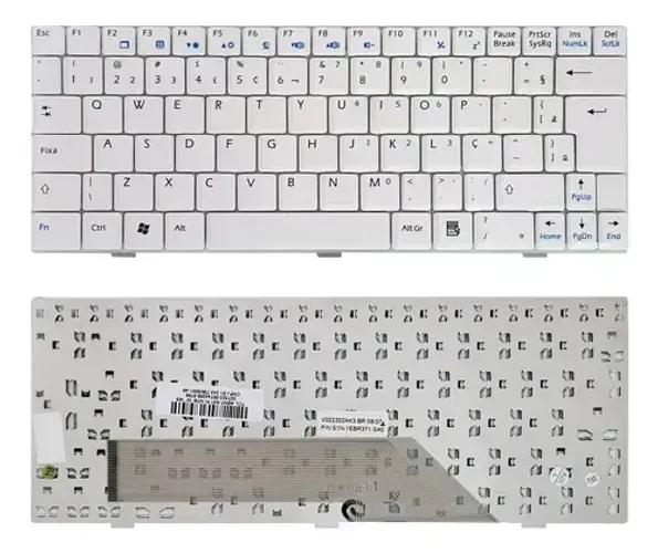 Teclado Para Positivo Mobo 1000 1050 1090 Novadata Msi K1078 - Novo