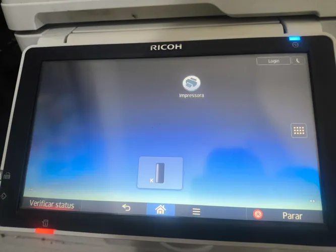 Painel Ricoh mp305