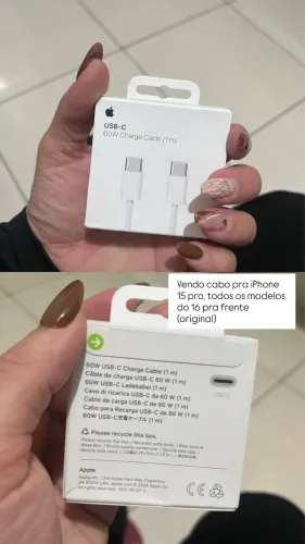 Cabo pra iPhone 16 17 (original)
