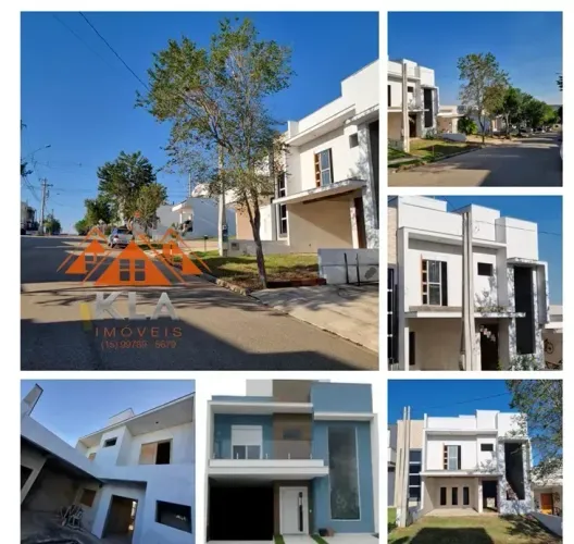 Casa Sobrado à Venda no Condomínio Terras de São Francisco 3 Suítes Sorocaba/SP