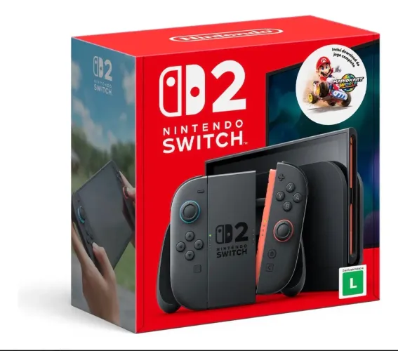 Nintendo switch 2 + Mário Kart World e DK Bananza