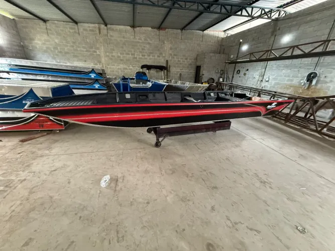 Canoa marreco com carreta tudo novo kit