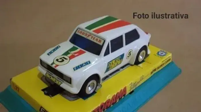 Autorama Estrela decalque Fiat 
