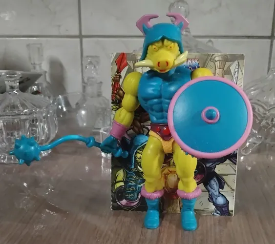 Boneco he-man pig head