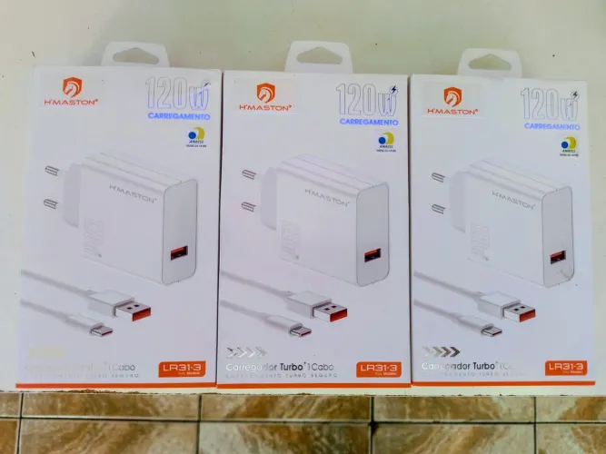 CARREGADOR SUPER TURBO DE 120W SÓ 35