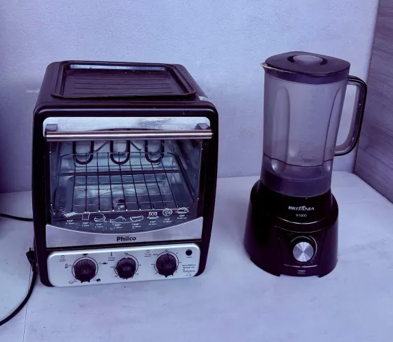Liquidificador eforno elétrico 