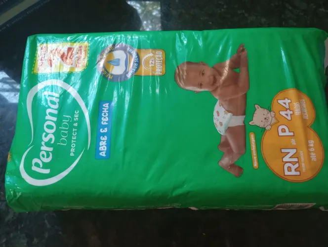 Fralda personal Tam RN nova