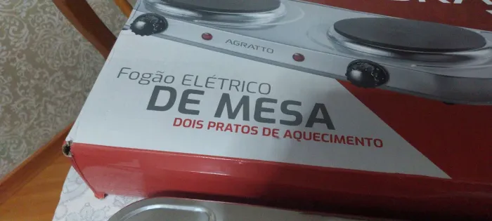 Fogão elétrico de mesa