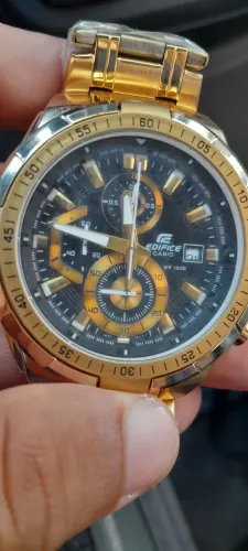 Vendo relógio Casio Edifice dourado