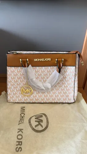 Bolsa Feminina Estruturada Monograma - Nova com Dust Bag